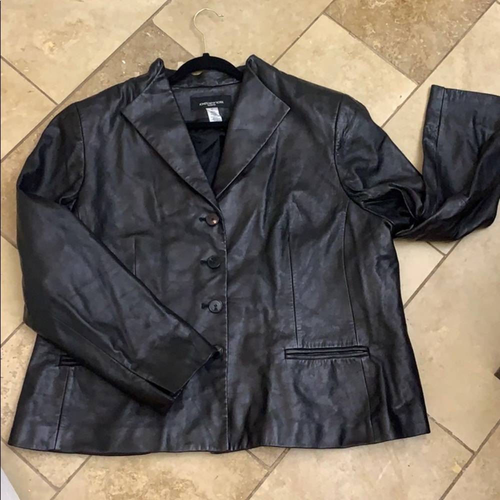 Jones New York Leather Jacket